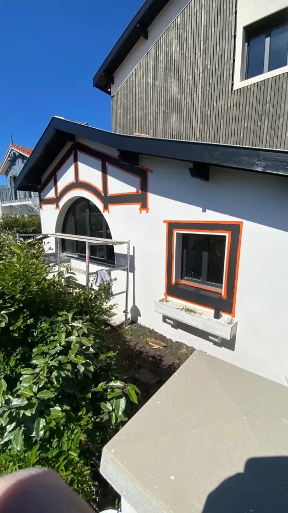 Enduit de façade - Peinture sur façade